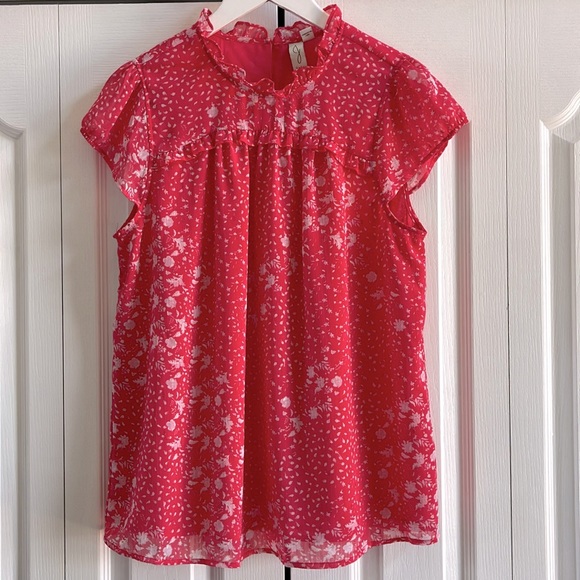 JOIE Babydoll Blouse Large - Picture 1 of 10